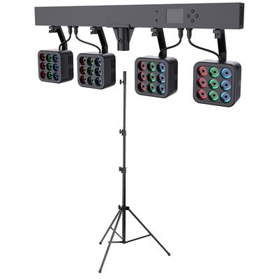 Stairville SonicPulse 4 Par Set Bundle