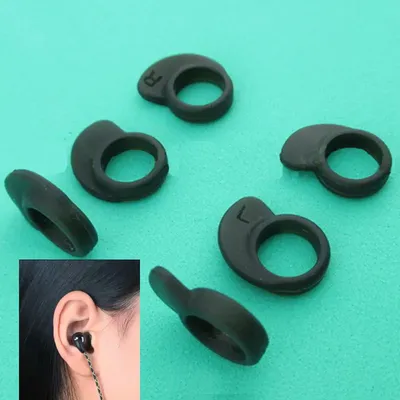2 Paar Silikon-Kopfhörer-Ohrbügel-Stecker, Ohrbügel-Ohrstöpsel für In-Ear-Kopfhörer-Zubehör, Image