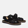 Sandale TIMBERLAND "ADLEY SHORE BACKSTRAP SANDAL", Gr. 36, schwarz (blk suede), Leder, Synthetik, Schuhe