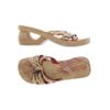 Skechers Damen Sandale, Gr. 34, beige, kein Etikett