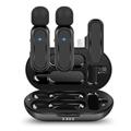 Microfono Lavalier wireless con cancellazione del rumore Registrazione audio e video Smartphone e tablet Microfono per giochi dal vivo