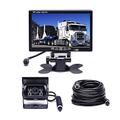 Kit telecamera posteriore Monitor LCD da 7 pollici Adatto per camion rimorchi autobus e furgoni IP68 Impermeabile 120 Grandangolo 18IR Visione notturna Telecamera per la retromarcia Trasporto pesante Alimentazione 9-32 V