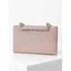 Clutch Elegante da Donna con Glitter Manico in Strass e Catena Dorata per Feste Sera Matrimoni ed Eventi Formali