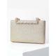 Clutch Elegante da Donna con Glitter Manico in Strass e Catena Dorata per Feste Sera Matrimoni ed Eventi Formali