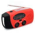 Radio portatile multifunzionale radio solare a manovella dinamo AM FM radio meteorologica NOAA torcia LED di emergenza e power bank