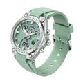 SANDA 6067 Montre-bracelet à quartz numérique de sport pour femmes chronographe calendrier étanche à 50 m horloge électronique pour filles