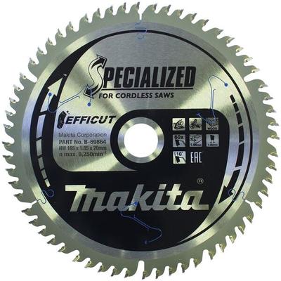 makita Kreissägeblatt »B-69864 EFFICUT« 165,0 mm 60 Zähne braun