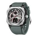 SANDA 3356 Montre à quartz multifonctionnelle pour homme étanche réveil et calendrier montre de sport électronique à la mode pour étudiants