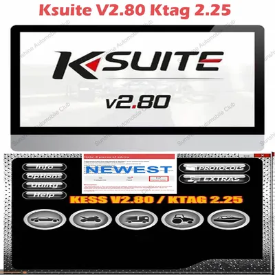 Latest 2024 KESS V2.80 Repair Software For Kess V5.017 Ksuite 2.53 2.47 Ktag V2.25 Online Version