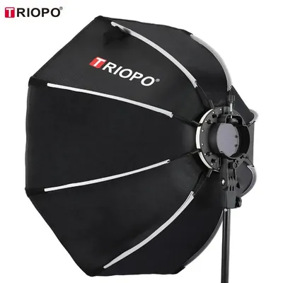 TRIOPO KX 65cm 90cm Softbox Octagon Umbrella Light Box For Godox AD200 V1 Speedlite Flash Light