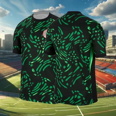 Football Jersey Nigeria 2025 Away Jersey Men Women Shirts Sports Casual 3D Printed Breathable
