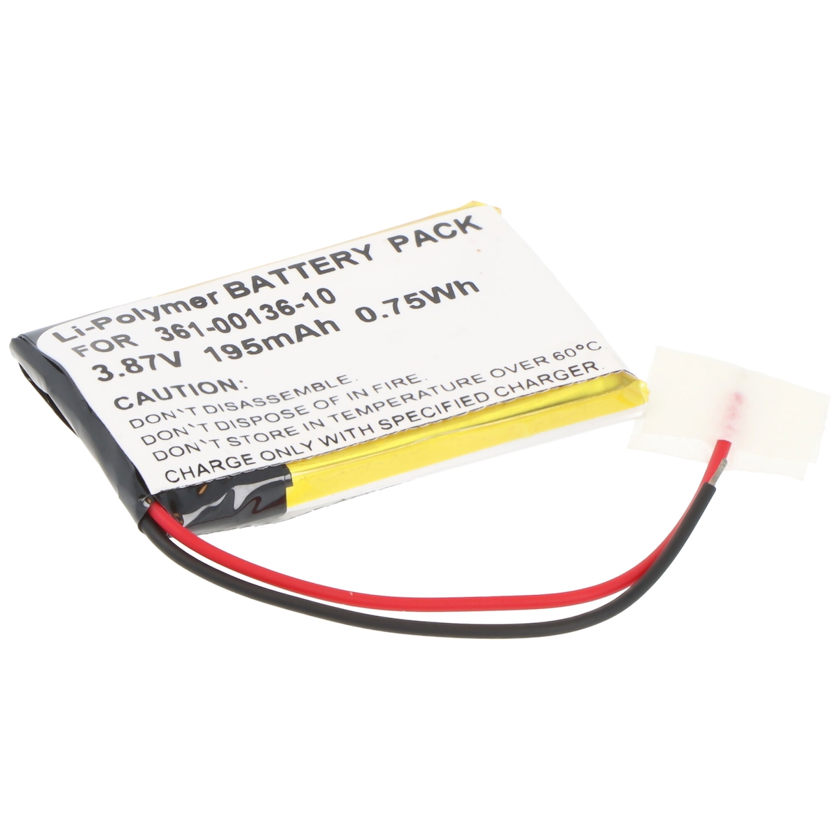 AccuCell Akku passend für Garmin Venu SQ Music, Li-Polymer, 3,87V, 195mAh, 0,75Wh, ohne Werkzeug Image