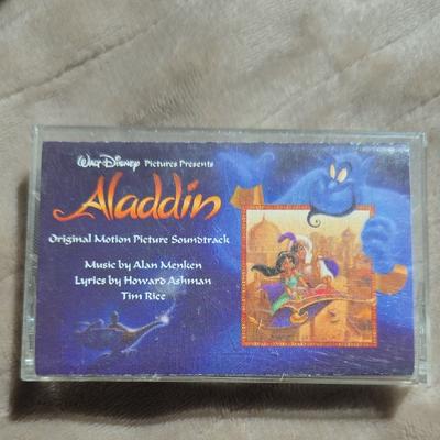 Disney Media | Aladdin Original Motion Picture Soundtrack Cassette | Color: Blue/Orange | Size: Os