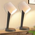 Lampe de chevet, lampe de table de salon avec câble - Lampe de table 2 pièces, petite lampe E14,