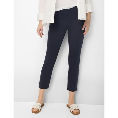 Caprihose RAPHAELA BY BRAX "Style PAMINA 6/8", Damen, Gr. 38, Normalgrößen, blau (navy), 96% Baumwolle, 4% Elasthan, Hosen Image