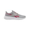 Laufschuh REEBOK "REEBOK LITE 4", Gr. 44, grau 2, vector rot, weiß, Textil, Synthetik, sportlich, Schuhe