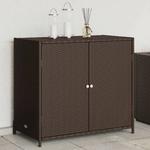 Maisonchic - Armoire de jardin, Coffre de jardin,Boîte de rangement de jardin marron 83x45x76cm
