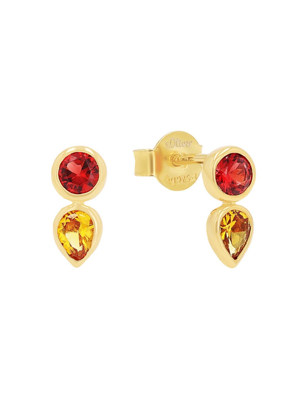 s.Oliver Ohrstecker Damen gold, ONE SIZE Image