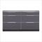 NewAge Outdoor Kitchens Aluminum Slate 3-Piece Outdoor Kitchen Set with Countertops