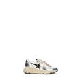 GOLDEN GOOSE - RUNNING SOLE Sneaker donna argento in pelle