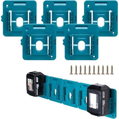 5er-Pack Batteriehalter für Makita 18 V für BL1860 BL1850 BL1840 BL1830 (mit 10 Schrauben, ohne Image