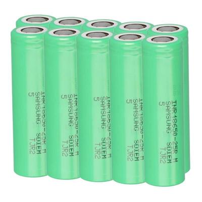 Samsung - 10x INR18650-25R 3,6V 2550mAh 8C 20A Image