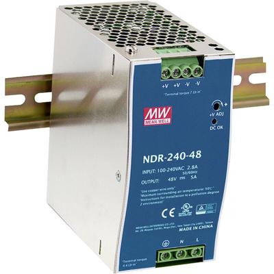 MEAN WELL Schaltnetzteil NDR-240-24, 24 V-/10 A