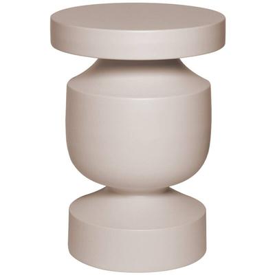 Sweeek - Beistelltisch, Sofaende, Nachttisch aus Metall, Ø30,5 x h 46,5 cm Image