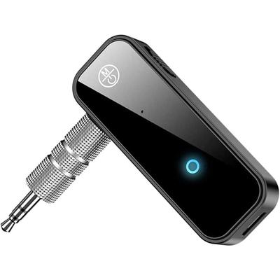 Aougo - Bluetooth 5.0-Empfänger, Auto-Bluetooth-Adapter mit Geräuschunterdrückung, tragbarer