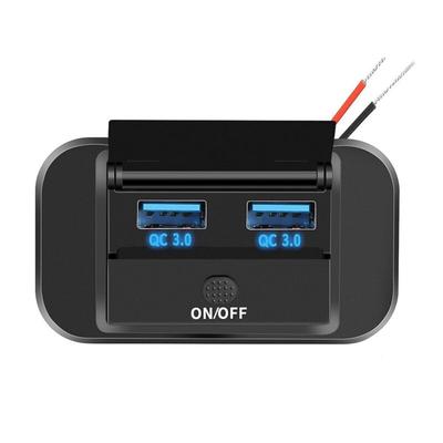 Tlily - Dual-USB-PD-Typ-C-Schnellladebuchse 12 V/24 v QC3.0-Netzteil, Modifizierte Steckdose mit Image