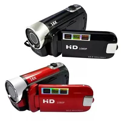 1080P 16MP Digitalkamera mit Fülllicht 2,7 Zoll drehbarer Bildschirm-Camcorder 16X Zoom HD-Videorecorder HD-Kamera Geburtstagsgeschenk
