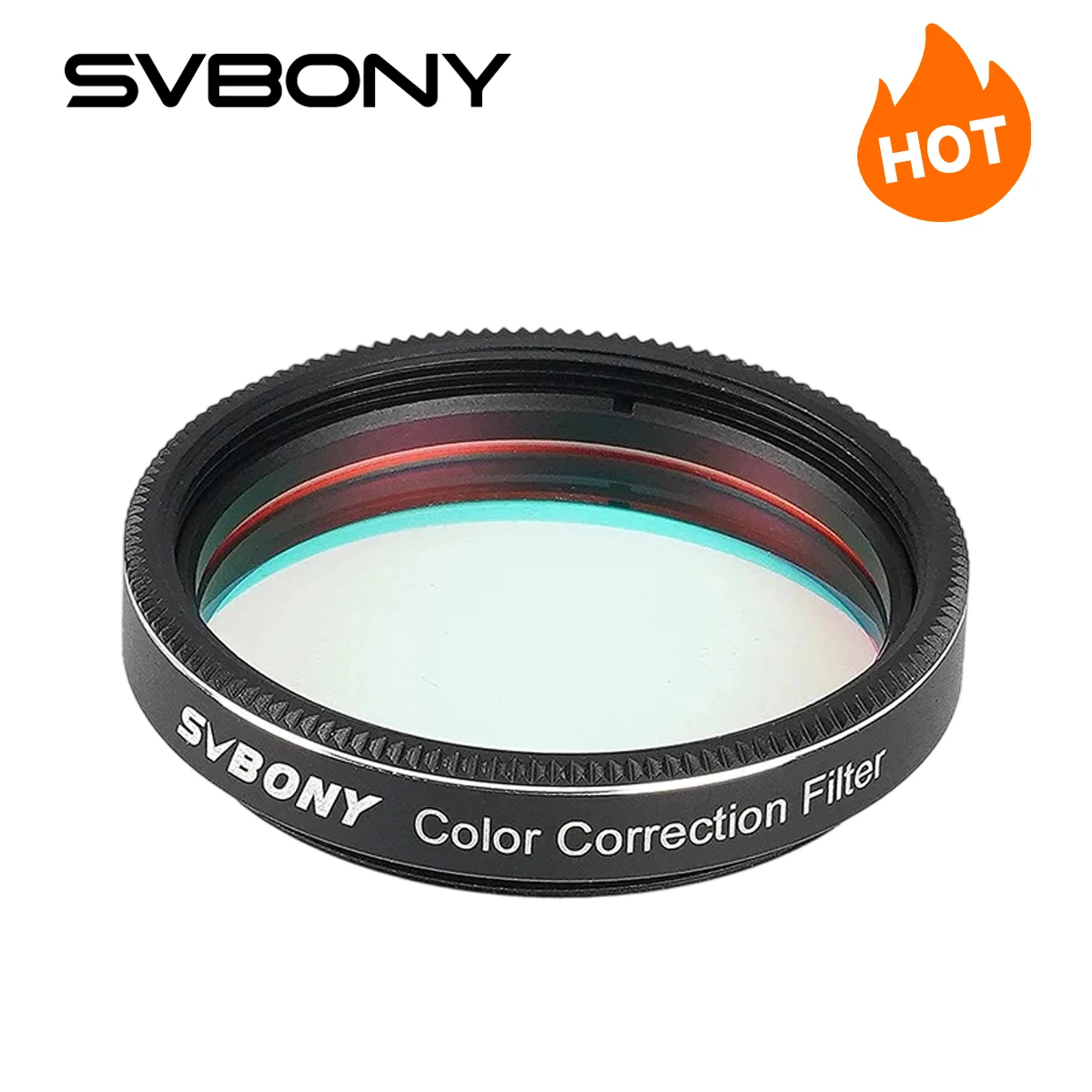Svbony SV231 1,25"/2" Teleskopfilter, Farbkorrekturfilter, Doppelgewinde-Außendurchmesser > 4 reduzieren schädliche blaue Wellenlängen für Planeten Image
