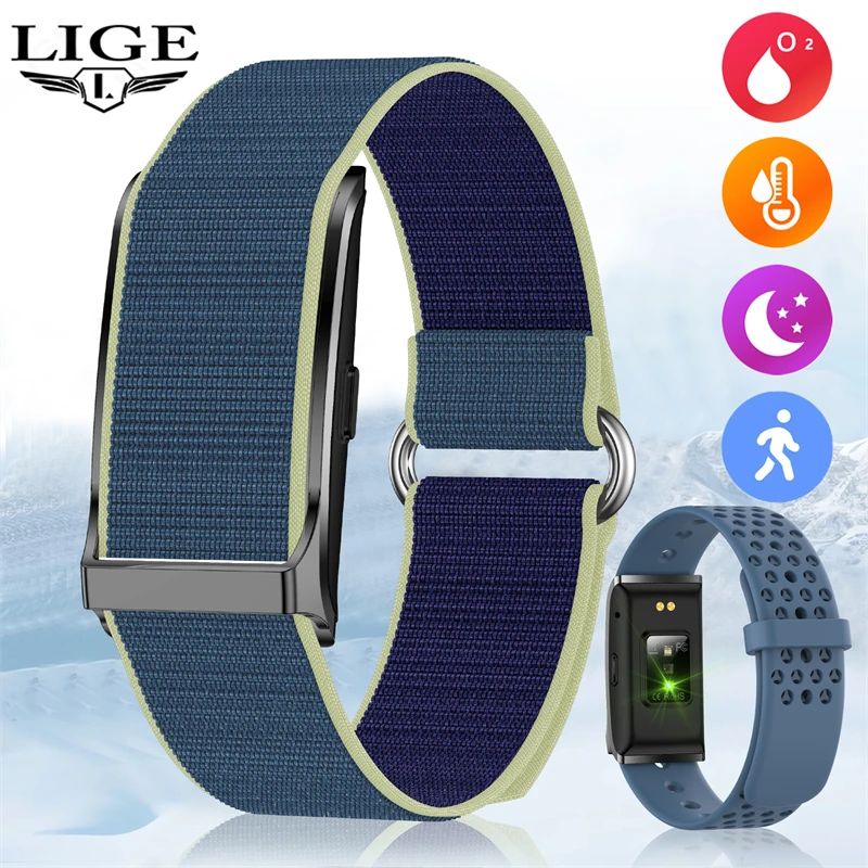Neue Sport Fitness Tracker Smart Armband Herzfrequenz Blutdruck Monitor Schrittzähler Anruf Erinnerung Smartwatch Band für Männer Frauen Image