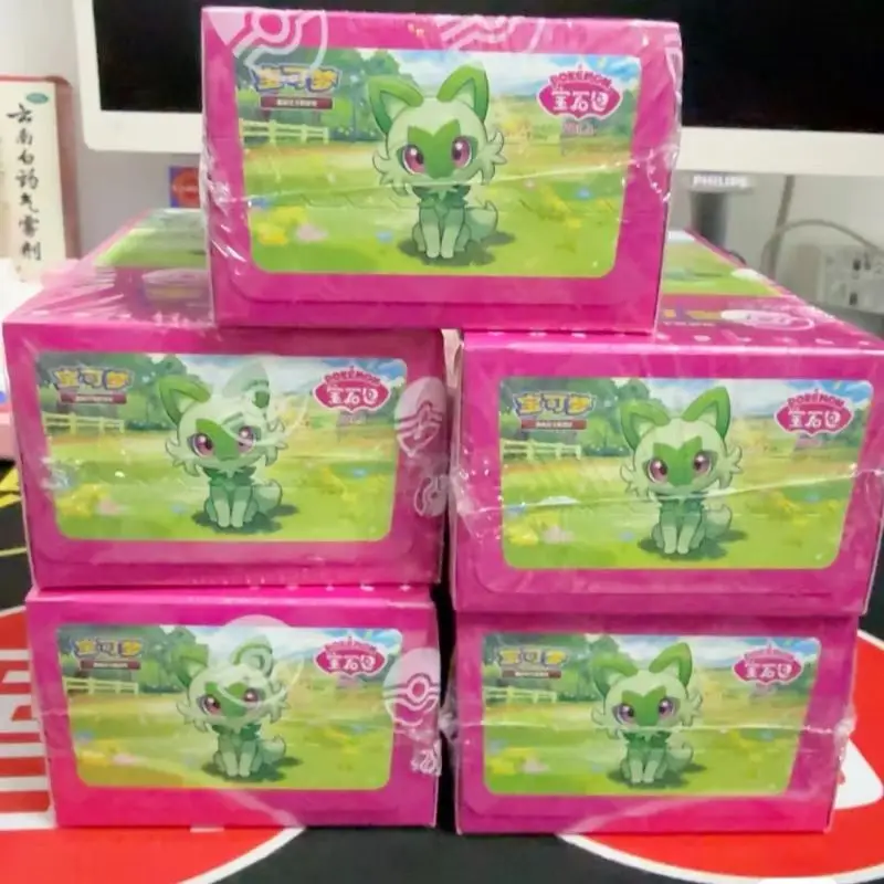 Auf Lager 100 % Original Original Pokemon Trading Ptcg Karte gesammelt Edelstein Tasche Kühlschrank Magnet Hi Deck Ibrahimovic Pikachu Geschenk Image