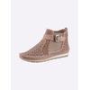 Stiefelette GEMINI, Damen, Gr. 39, rosa (altrosa), Glattleder, sportlich, Schuhe
