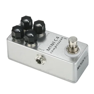 A57T MOSKY Audio MINI C4 Compressor Guitar Effect Pedal True Bypass Guitar Effects
