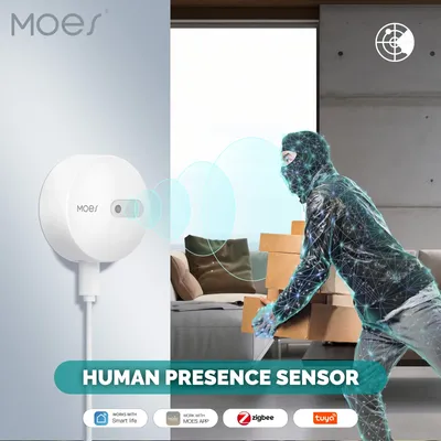 ZigBee Human Presence Sensor Detector Radar Wave Detection Sensor for Home Security Tuya Smart Human