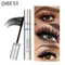 QIBEST 4D Silk Fiber Eyelash Mascara Waterproof Black Mascara For Eyelash Extension Thick Lift