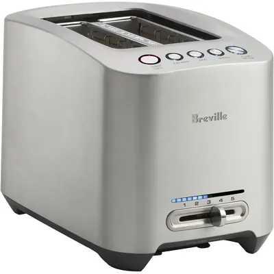 Die-Cast Smart Toaster 2 Slice BTA820XL, Brushed Stainless Steel