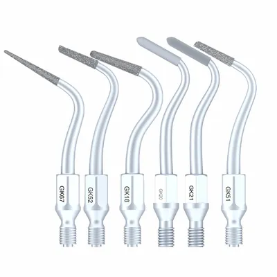 For KAVO SONICflex 2003 Dental Ultrasonic Scaler Scaling Tips GK18 GK20 GK21 GK51 GK52 GK67 GK81