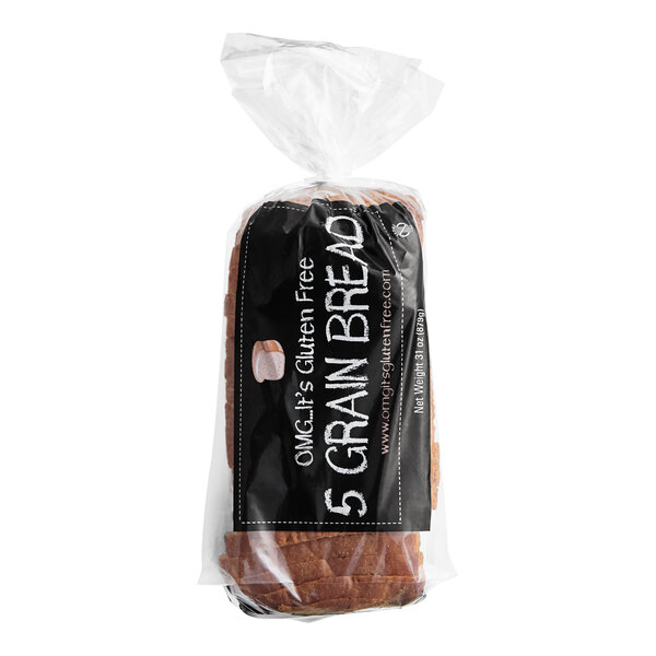 OMG...It's Gluten Free Gluten-Free 5-Grain Bread Loaf 31 oz. - 4/Case