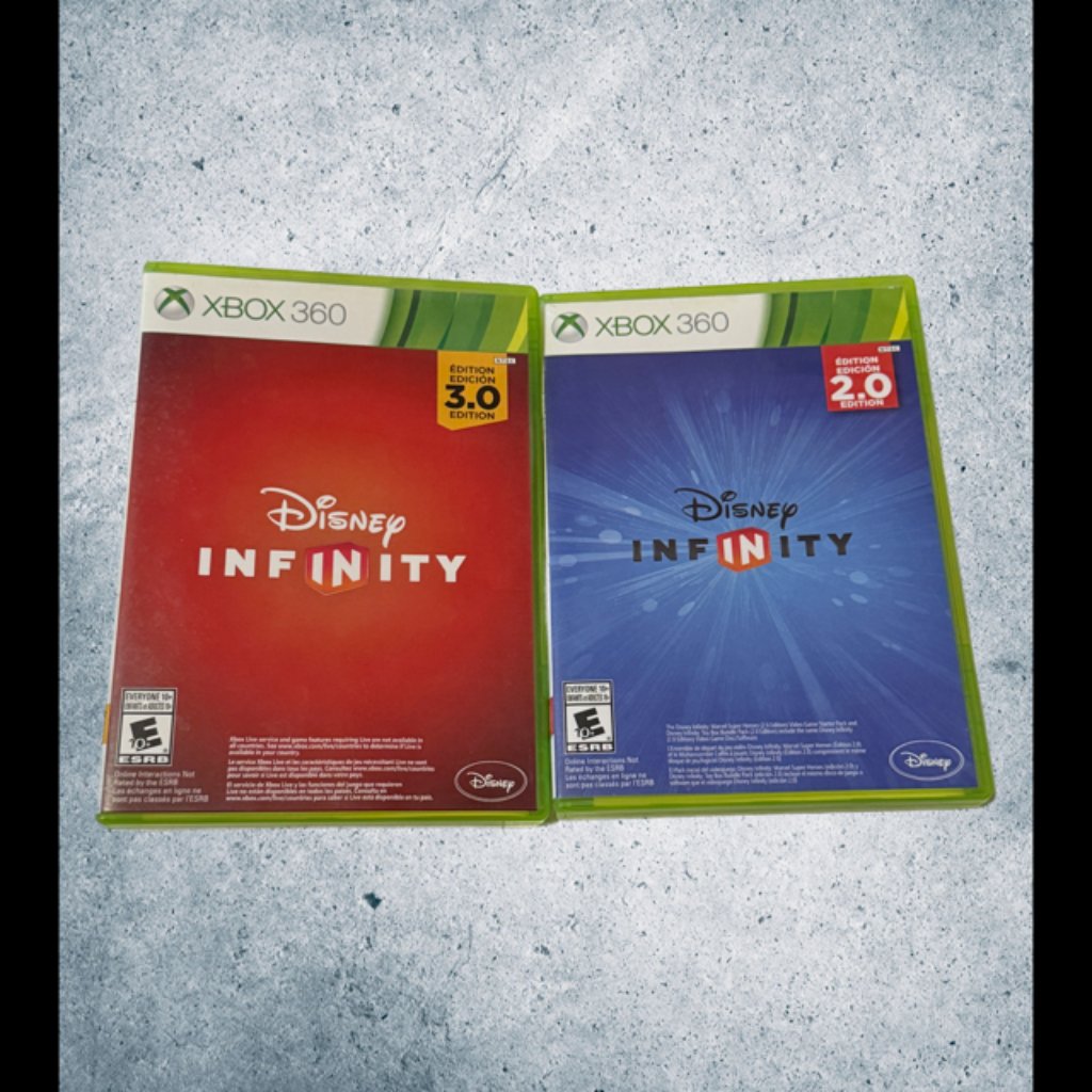 Disney Video Games & Consoles | Xbox 360 Video Game Lot Pair Disney Infinity 2.0 And 3.0 Discs Marvel Star Wars | Color: Blue/Green | Size: Os