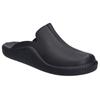 Clog JOSEF SEIBEL "Monaco", Herren, Gr. 45, schwarz, Leder, casual, Schuhe, Hausschuh, Sabot in Weite H (sehr weit)