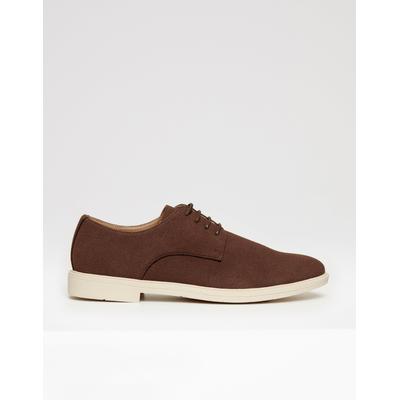 Threadbare Men's Brown Faux Suede Desert Shoes