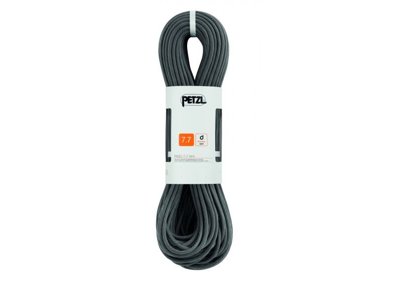 Petzl 7.7mm Paso Guide Rope Gray 60 m R22BG 060