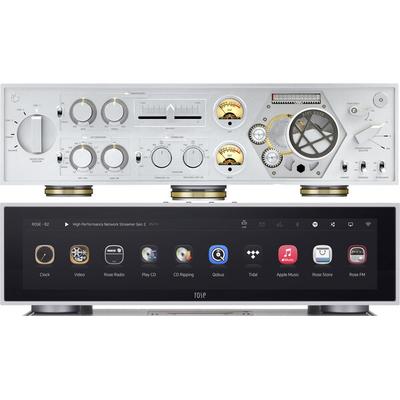 HiFi Rose RA180 integrated amplifier, RS151 Network Streamer (silver)