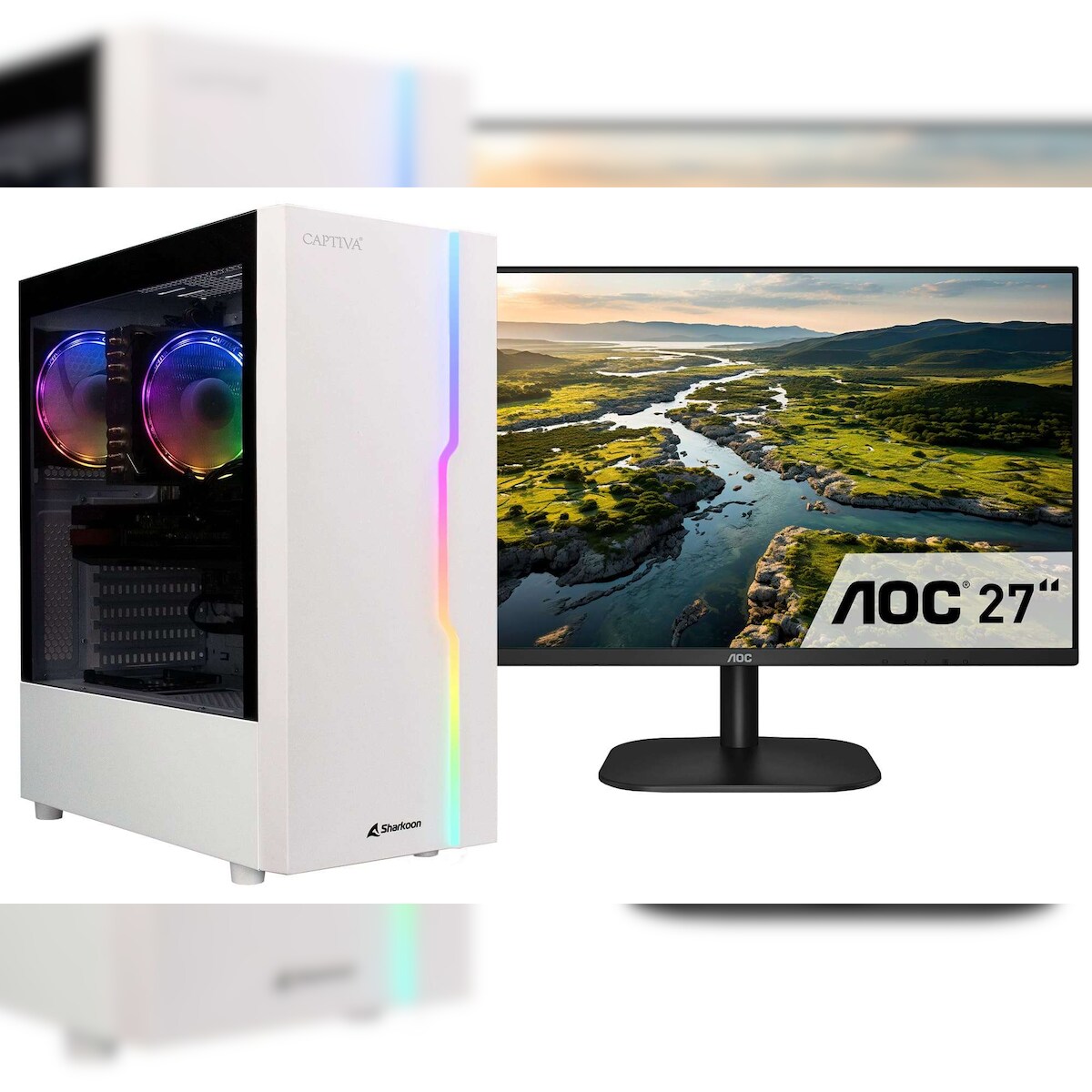 Captiva PC Power Starter R78-419 TFT Bundle (Ryzen 7 5700G/SSD 1TB/16GB/WLAN/w/o OS) Image