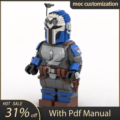 2775 stücke Moc Star Battle Bo Katan Kryze Megafigure Modell Bausteine Ziegel Kreative Montage Image