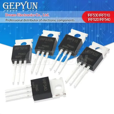 10 Stück irf510 irf520 irf540 irf640 irf740 irf840 irf620 irf630n bis-220 irf510n irf540n irf520n irf530n irf830n irf730 irf710 Image