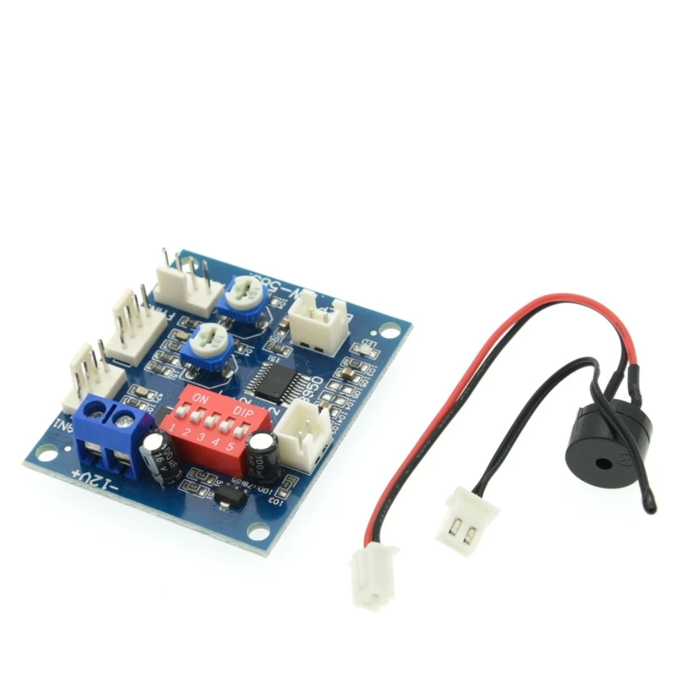 DC 12V 5A PWM PC CPU Lüfter Temperaturregelung Geschwindigkeitsregler Board Geschwindigkeitsregler Temperaturfühler Buzzle Image
